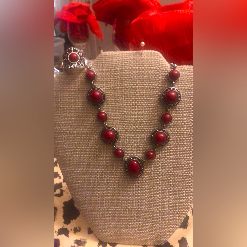 Necklace and matching ring